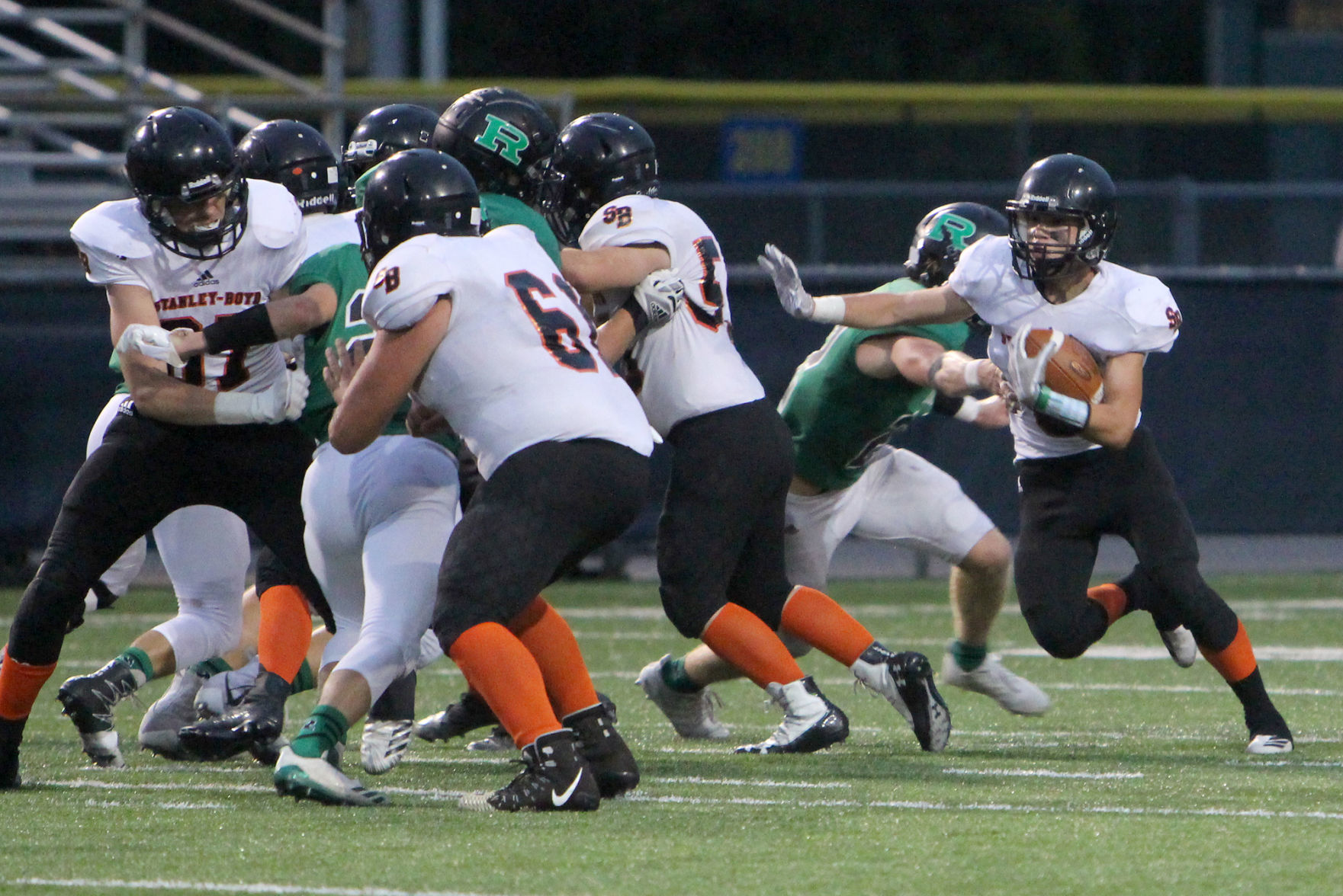 Stanley-Boyd football at Eau Claire Regis 9-5-19